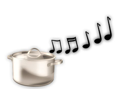 To sing like a saucepan