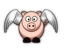 When pigs fly