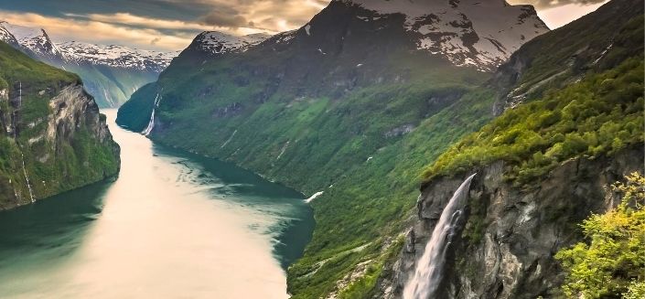 A fjord in Norway