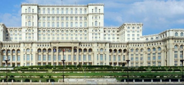 The Palace of Parliament in Bucharest, Romanian