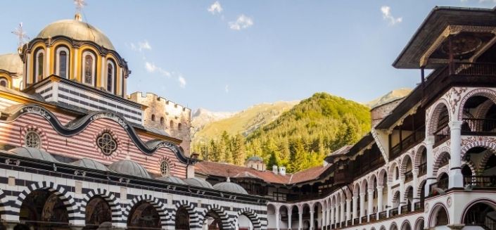 Rila monastery in Bulgaria