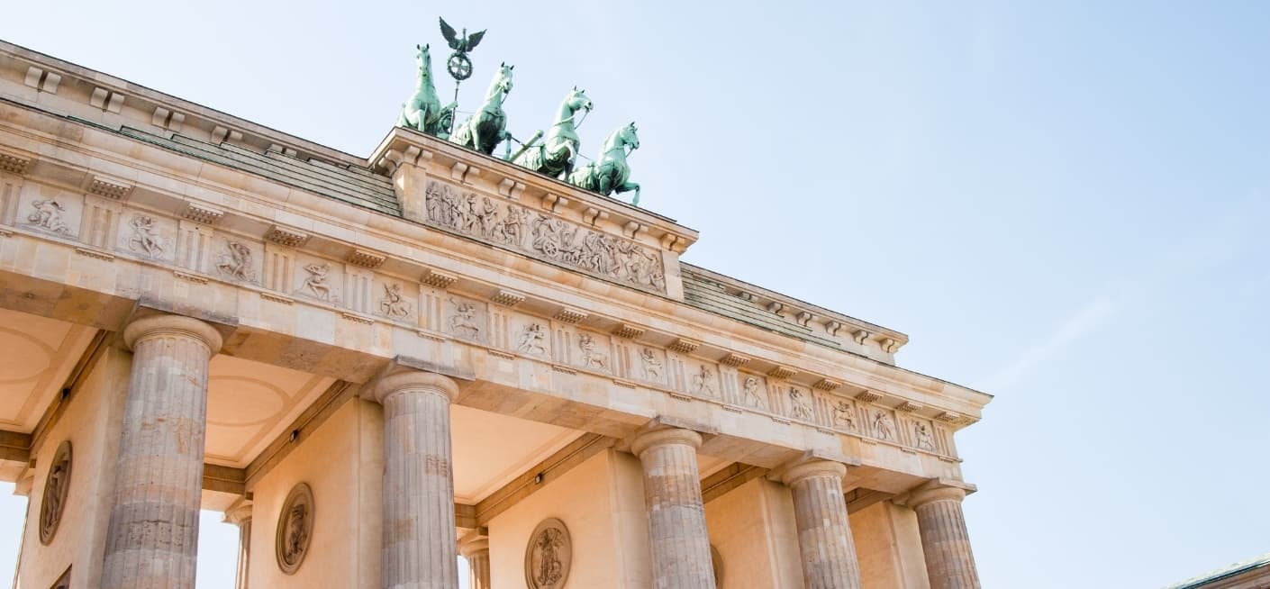 The Brandenburg Gate in Berlin, Germany